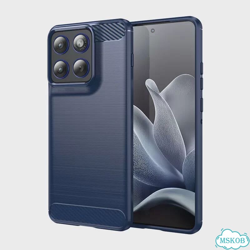 Чехол Motorola Edge 70, темно-синий, силикон фото 1