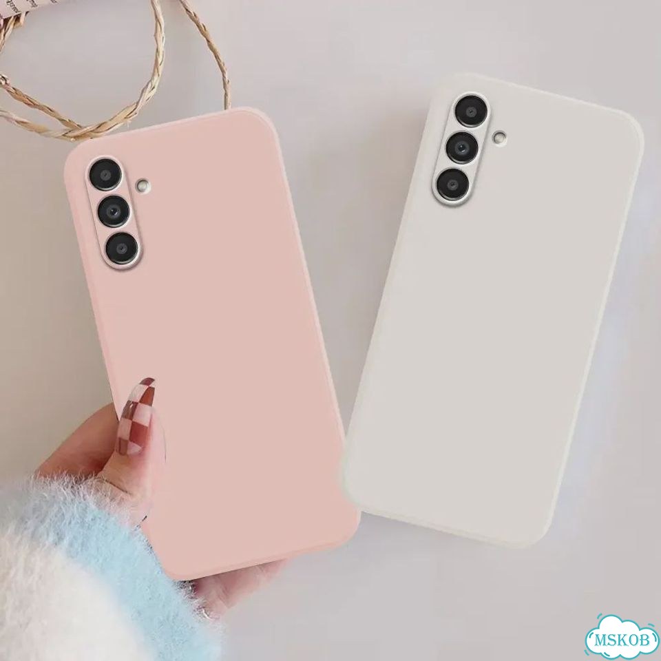 Чехол Samsung Galaxy A34 5G Белый, силиконовый фото 4