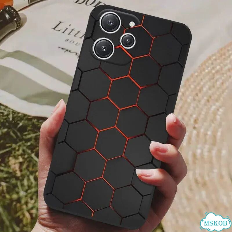 Чехол на Xiaomi Redmi 12, розовый, силикон фото 4