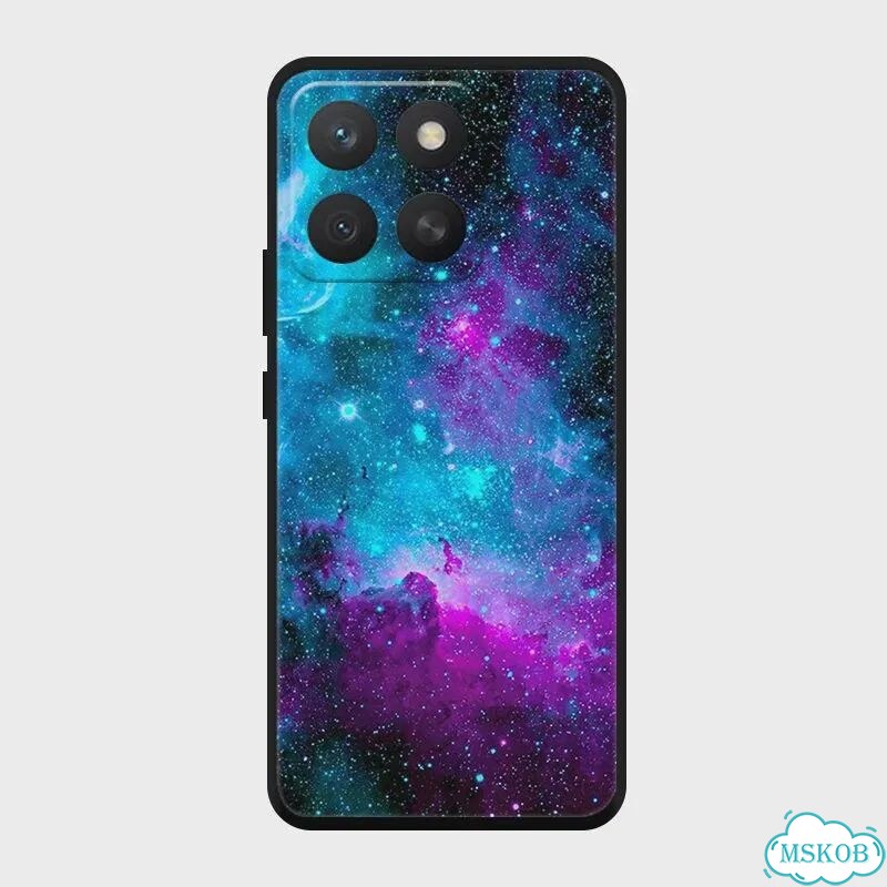 Чехол для телефона Honor X8c, мягкий силиконовый чехол для Honor X8c, модный чехол Розовый, 32 фото 3