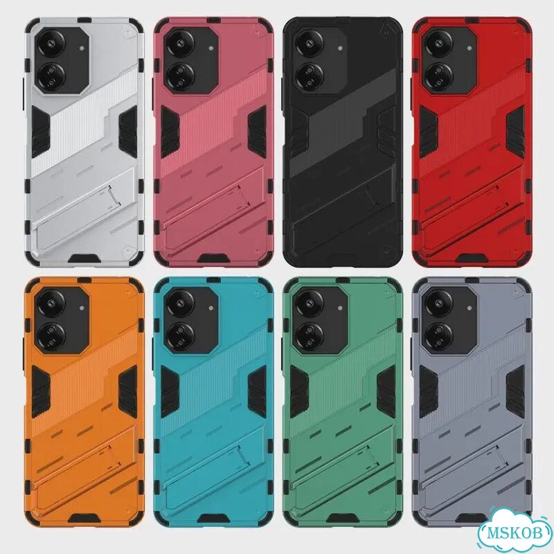 Для Xiaomi Redmi 13C Чехол Redmi 13C Capas Armor Телефон Бампер Задняя подставка Серый, серый фото 3