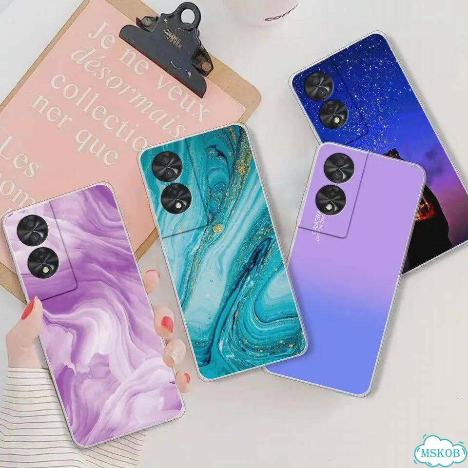 Для TCL 40 NxtPaper 4G чехол прозрачная задняя крышка на TCL 40 NxtPaper Funda Прозрачная TM2094 фото 3