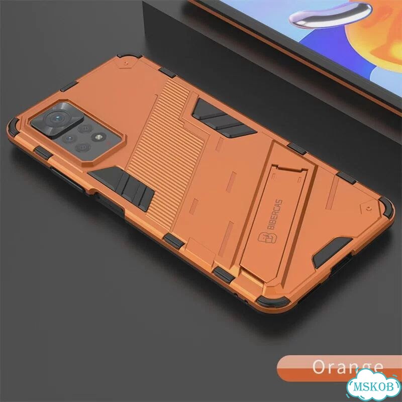 Чехол для Redmi Note 12 Pro 5G, оранжевый, противоударный фото 1