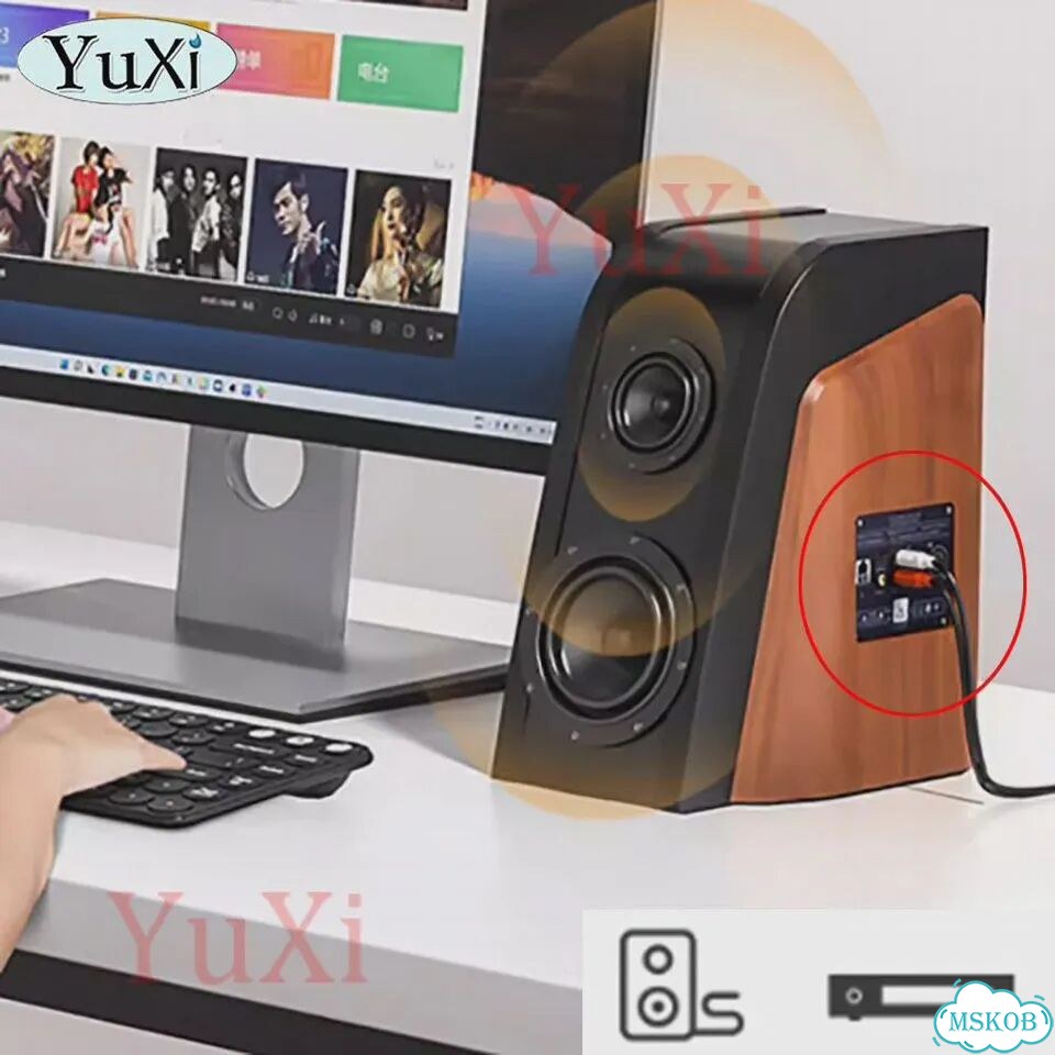 3.5 мм Aux на 2 RCA кабель, 41-43 см фото 7