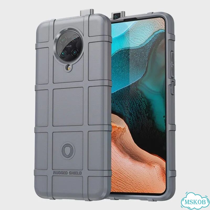 Бронированные тяжелые силиконовые чехлы для Xiaomi Poco F2 Pro, противоударный матовый чехол для Mi фото 2