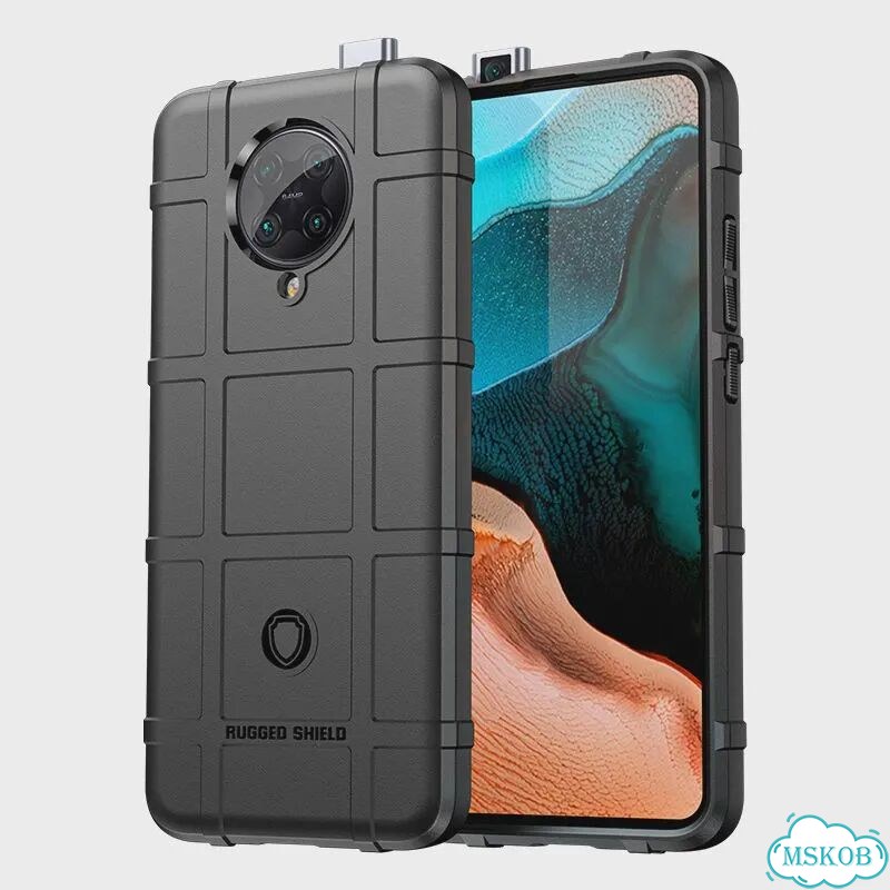 Бронированные тяжелые силиконовые чехлы для Xiaomi Poco F2 Pro, противоударный матовый чехол для Mi фото 5