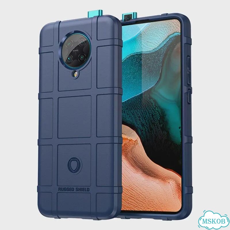 Бронированные тяжелые силиконовые чехлы для Xiaomi Poco F2 Pro, противоударный матовый чехол для Mi фото 6