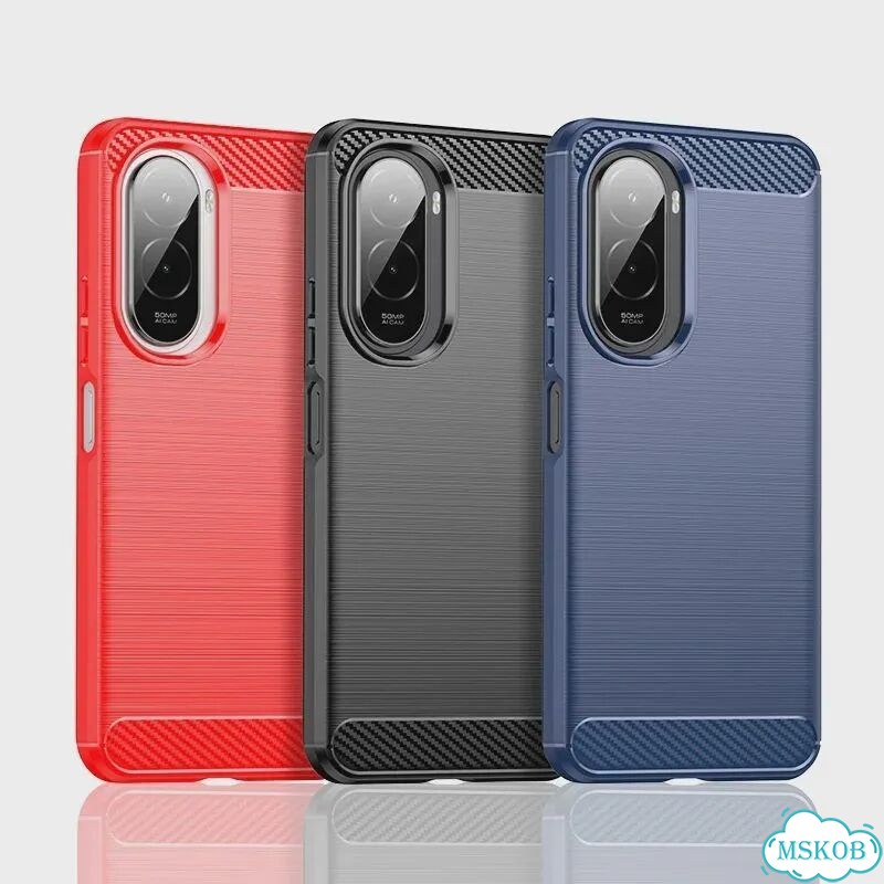 Черный противоударный чехол для Xiaomi Poco M7 фото 2