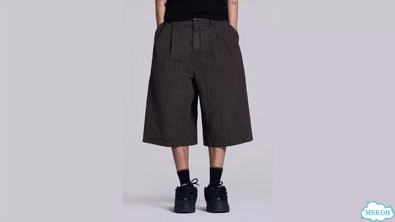 Шорты Jaded London Brown Check Jumbo Jorts фото 1
