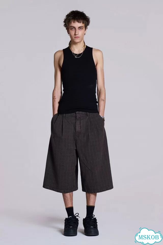 Шорты Jaded London Brown Check Jumbo Jorts фото 2