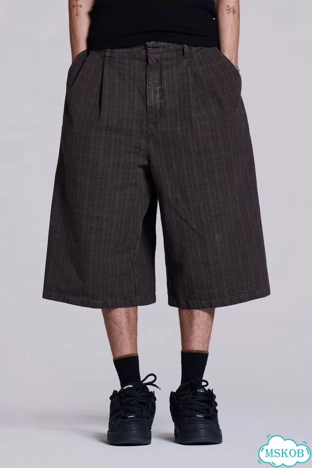 Шорты Jaded London Brown Check Jumbo Jorts фото 3