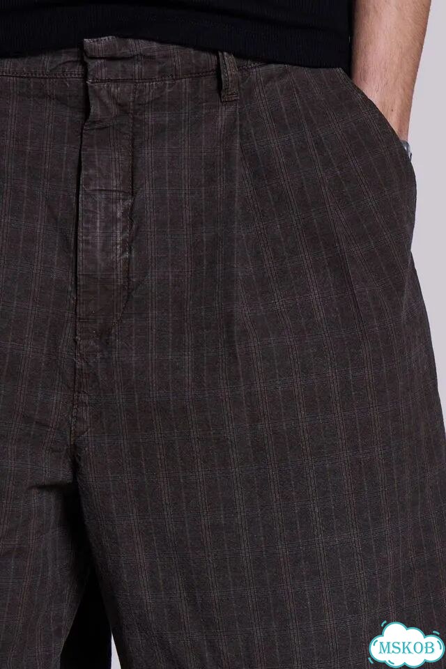 Шорты Jaded London Brown Check Jumbo Jorts фото 4