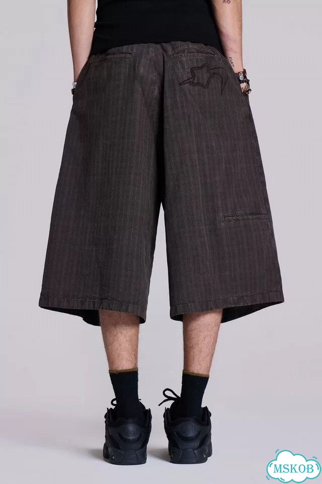 Шорты Jaded London Brown Check Jumbo Jorts фото 5