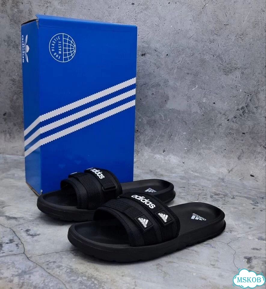 Мужские тапки adidas фото 1