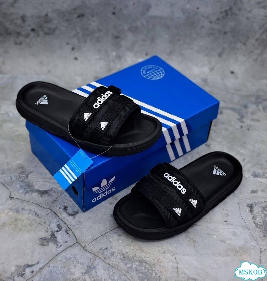 Мужские тапки adidas фото 2