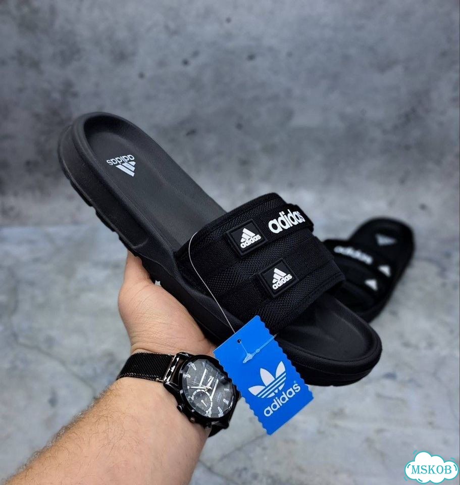 Мужские тапки adidas фото 3