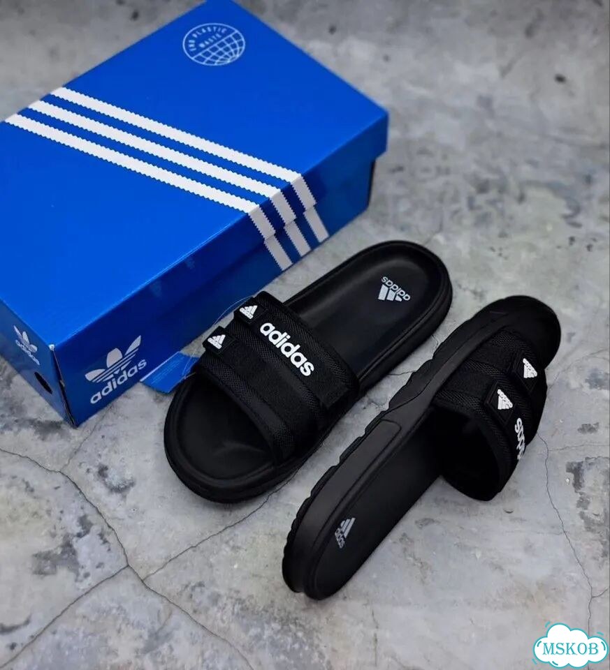Мужские тапки adidas фото 7