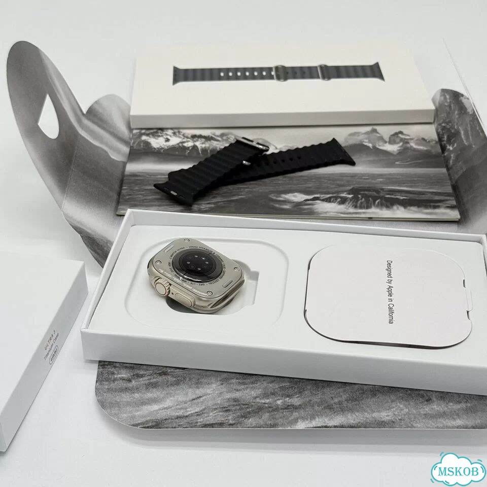 Apple watch Series Ultra с яблоком фото 10
