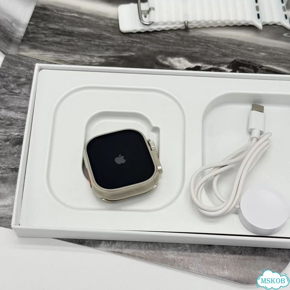 Apple watch Series Ultra с яблоком фото 9