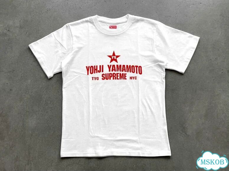 Футболка мужская Yohji Yamamoto белая Supreme NYC opium archive gothic AC0095 фото 2