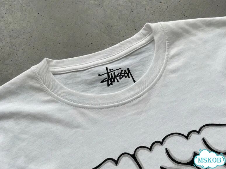 Лонгслив мужской Stussy белый unternational streetwear vintage AD0050 фото 5