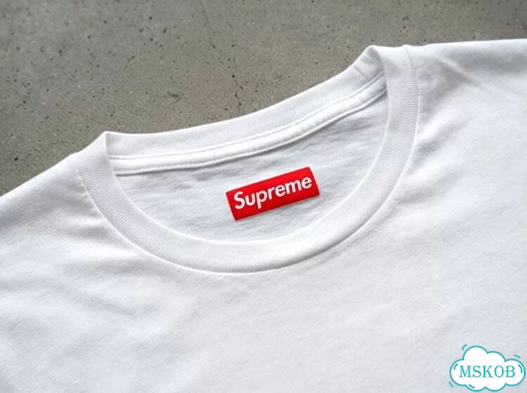 Футболка мужская Supreme белая (с желтыми буквами) streetwear vintage AC0092 фото 5