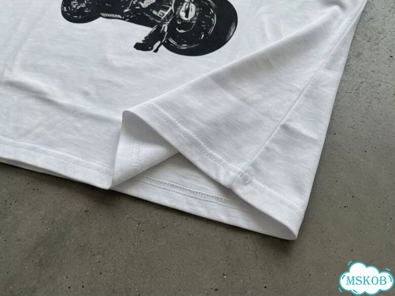 Футболка мужская белая Corteiz moto streetwear vintage AD0045 фото 5