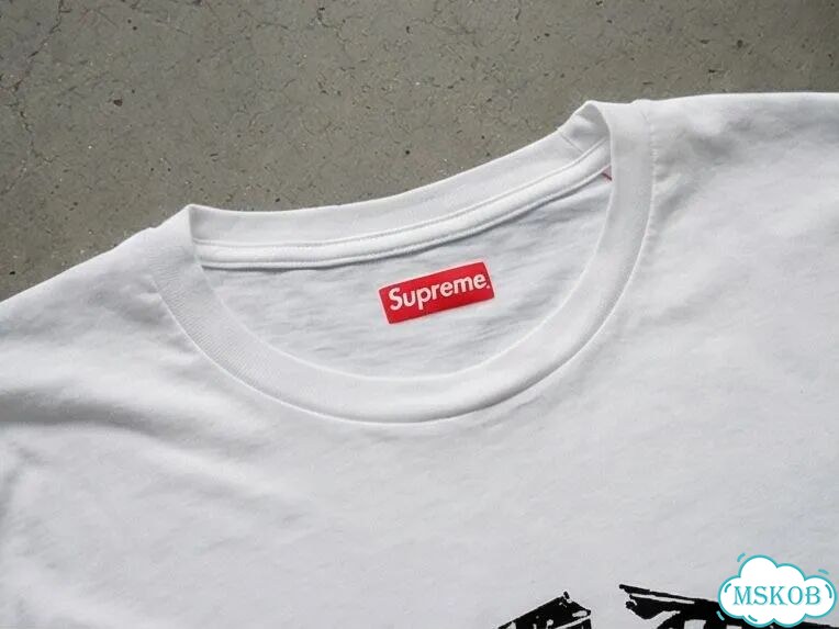 Футболка мужская Supreme белая Scateboard streetwear vintage AD0049 фото 4