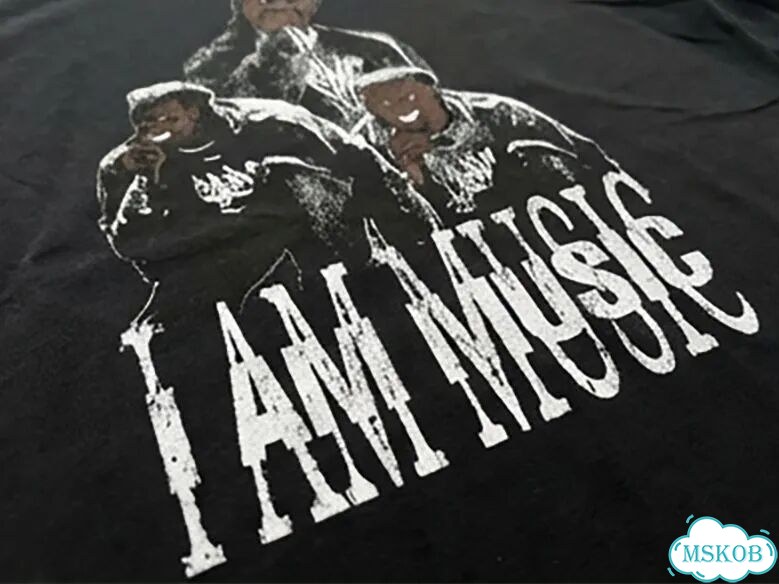 Лонгслив мужской черный I am music play boy carti streetwear vintage AD0038 фото 3