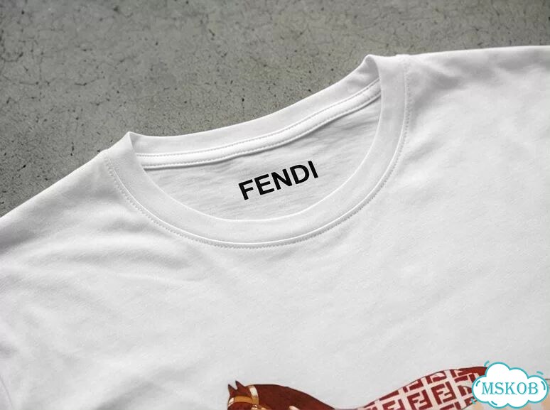 Лонгслив мужской белый Fendi Roma Три Лошади streetwear vintage AC0091 фото 5