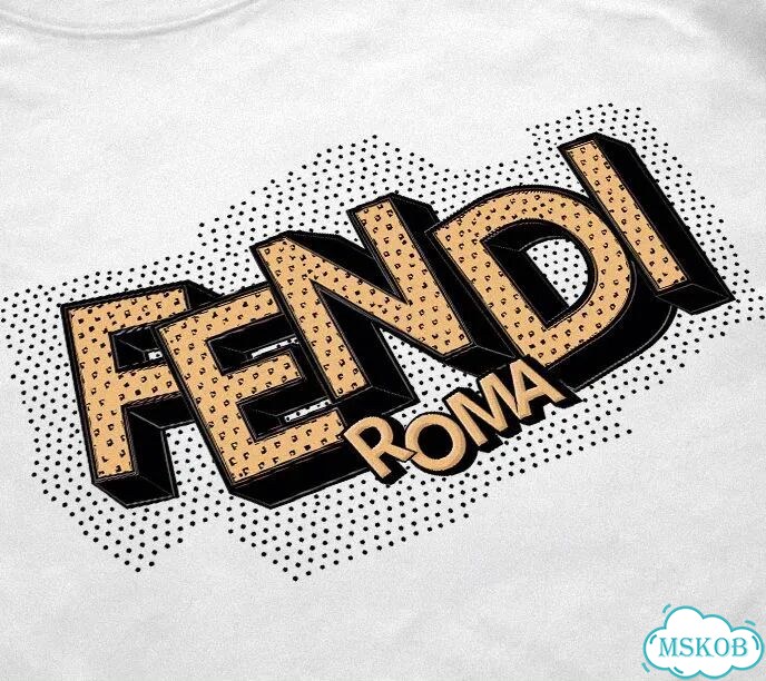 Лонгслив мужской белый Fendi Roma SS26 streetwear vintage AC0089 фото 3
