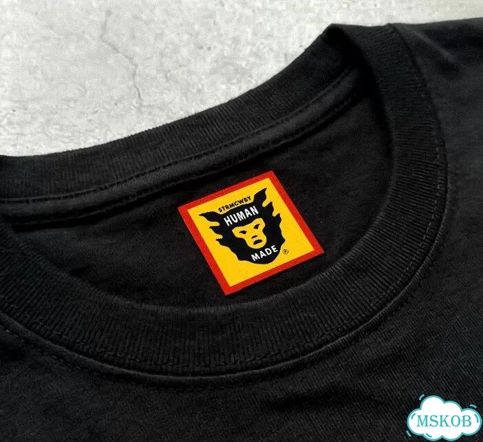Футболка мужская Human Made черная бык streetwear vintage AC0088 фото 5