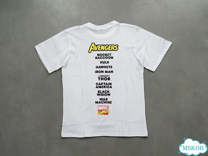Футболка мужская Bape белая Marvel Avengers streetwear vintage AD0033 фото 2