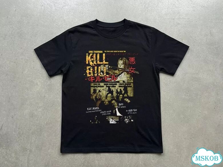 Футболка мужская черная Kill Bill Убить Билла streetwear vintage AD0035 фото 1