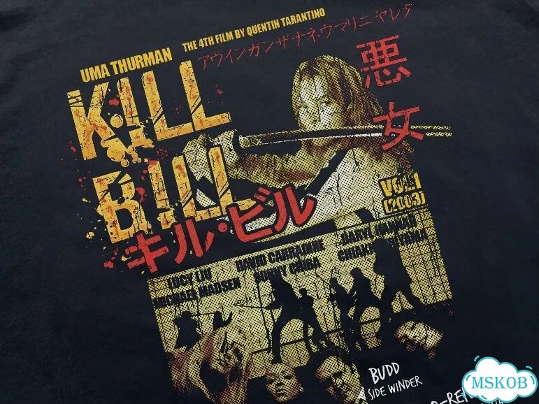Футболка мужская черная Kill Bill Убить Билла streetwear vintage AD0035 фото 3