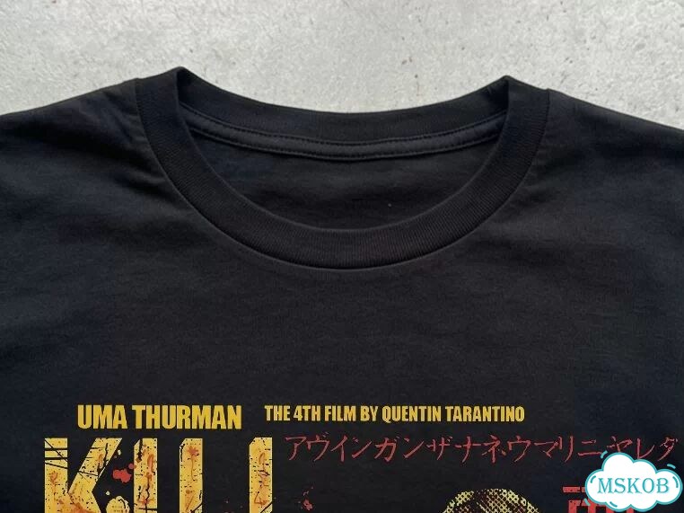 Футболка мужская черная Kill Bill Убить Билла streetwear vintage AD0035 фото 4