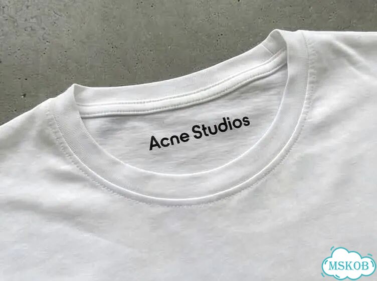 Лонгслив мужской белый Acne Studios Since 1996 streetwear vintage AC0087 фото 4