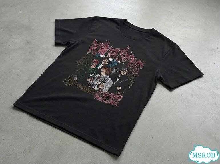 Футболка мужская черная Rolling stones streetwear vintage AD0040 фото 2