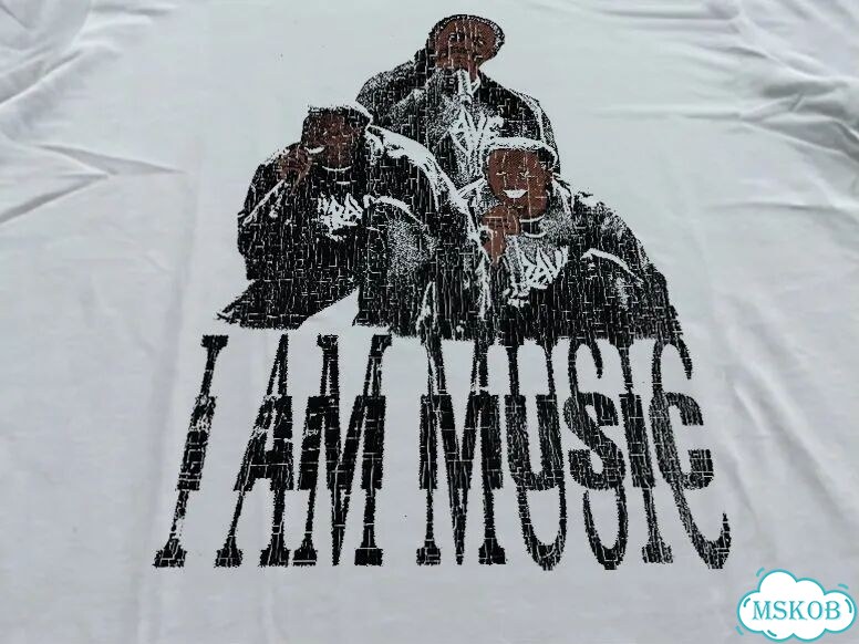 Футболка мужская белая I am music play boy carti streetwear vintage AD0039 фото 3