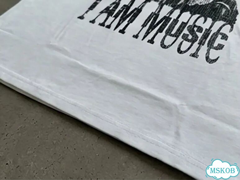 Футболка мужская белая I am music play boy carti streetwear vintage AD0039 фото 5