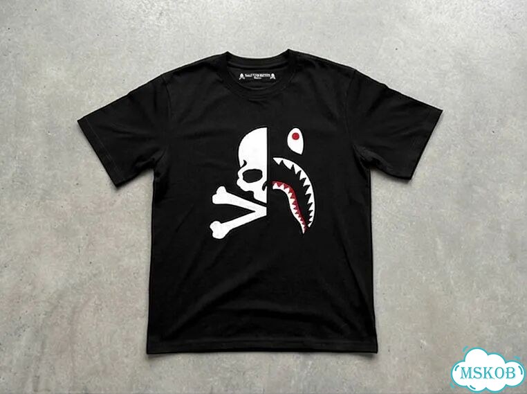 Футболка мужская Bape черная Mastermind and streetwear vintage AC0099 фото 1
