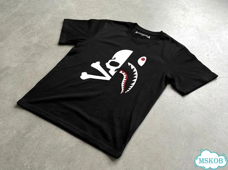 Футболка мужская Bape черная Mastermind and streetwear vintage AC0099 фото 2