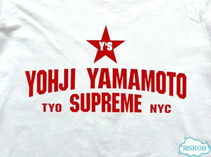 Лонгслив мужской Yohji Yamamoto белый Supreme NYC opium archive gothic AC0095 фото 4