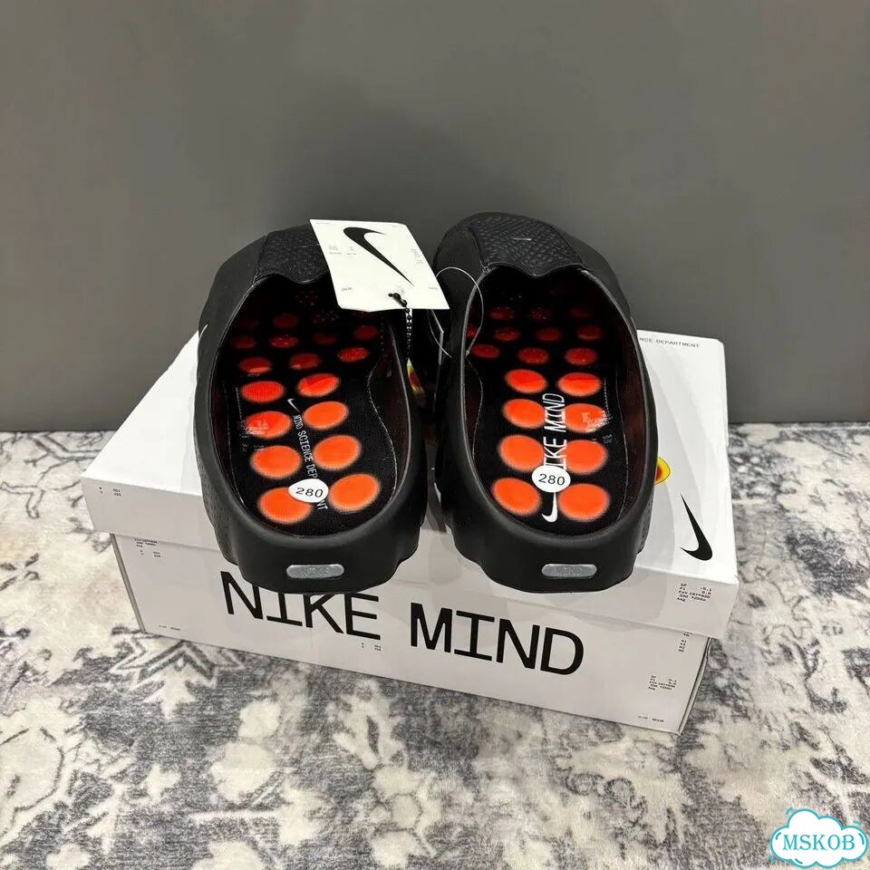 Тапки Nike Mind 001 чёрные фото 3