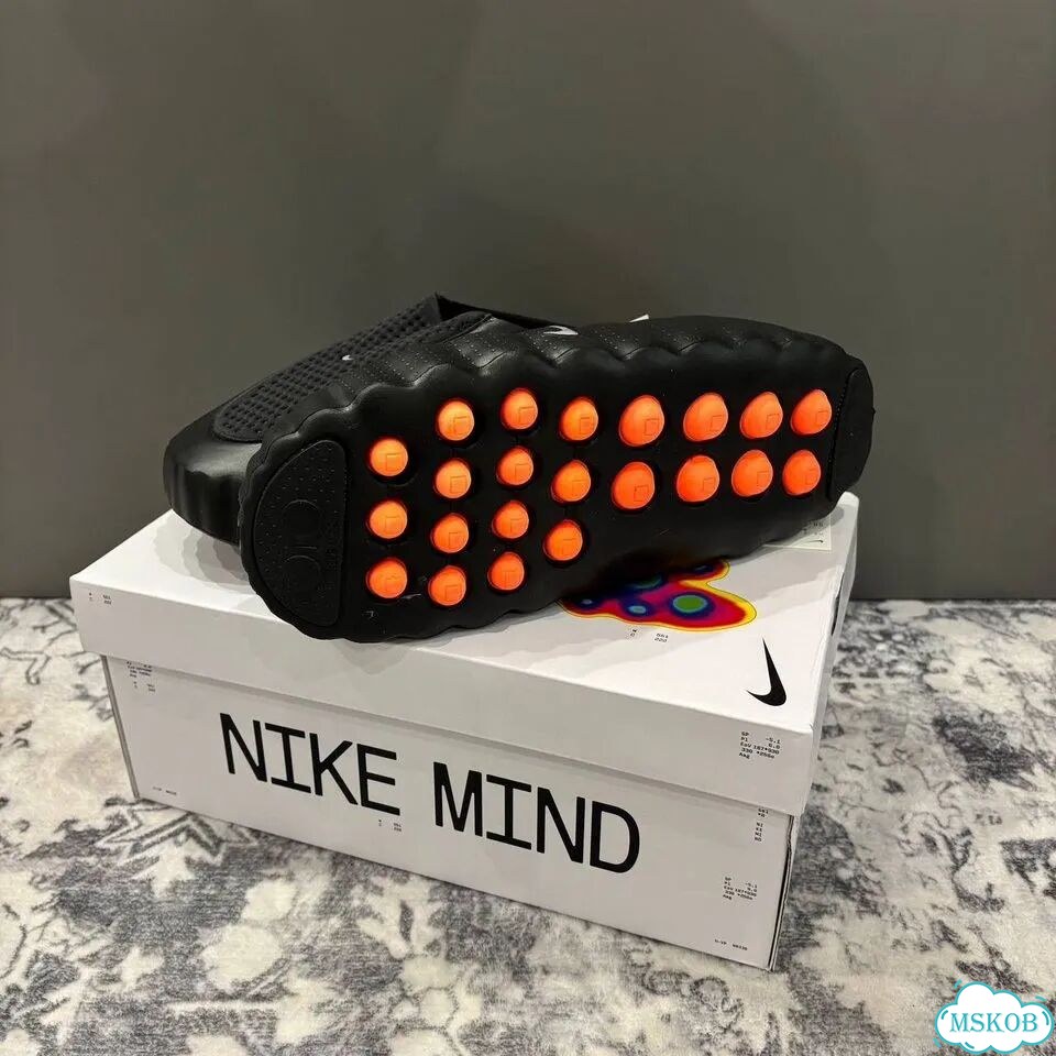Тапки Nike Mind 001 чёрные фото 5