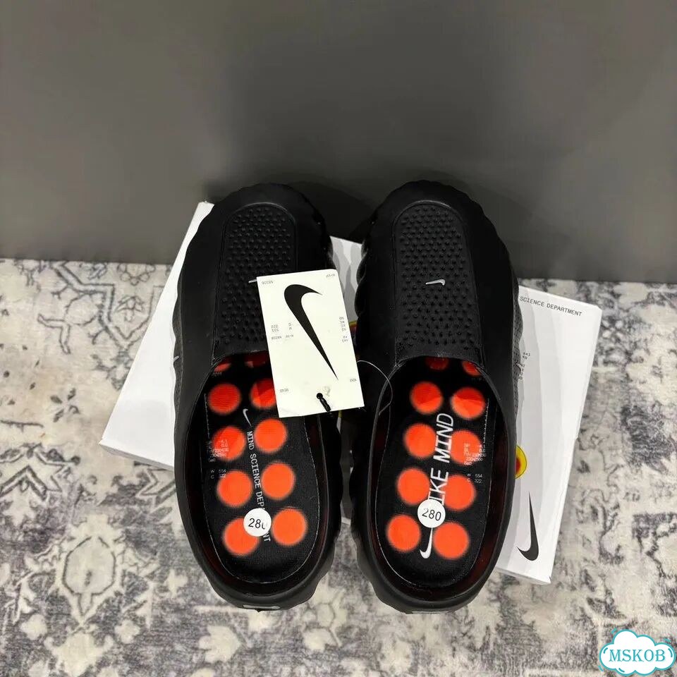 Тапки Nike Mind 001 чёрные фото 6