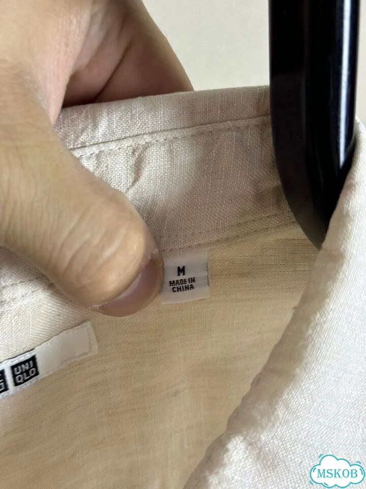 Рубашка льняная Uniqlo М фото 5