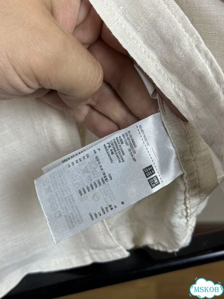 Рубашка льняная Uniqlo М фото 6