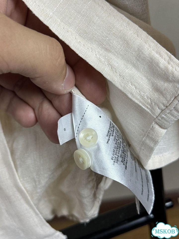 Рубашка льняная Uniqlo М фото 7