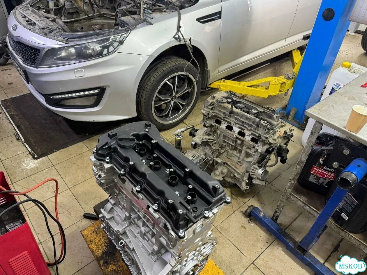 Двигатель G4KE 2.4 л Hyundai Santa Fe Kia Sorento фото 3